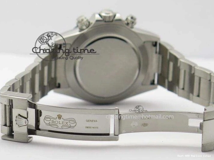 AAA Replica Watches Blue On Bracelet 116520 A SS Daytona Edition JF Dial 3944 Best QuickDry 1227